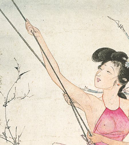 蕉岭-胡也佛的仕女画和最知名的金瓶梅秘戏图